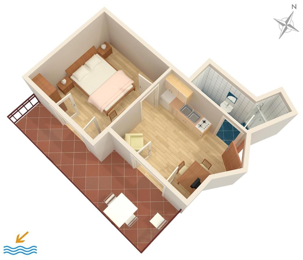 Apartments With A Parking Space Vodice - 7604 Exterior foto